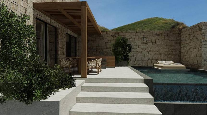 Bungalow für 3 Personen, mit Whirlpool und Pool sowie Garten auf Zakynthos - 3