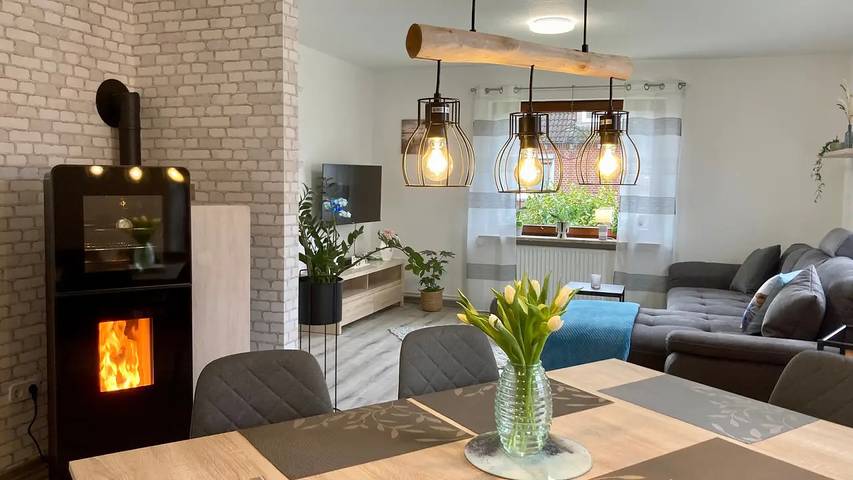 Ferienhaus für 7 Personen, mit Terrasse und Garten in Oberndorf-Oste