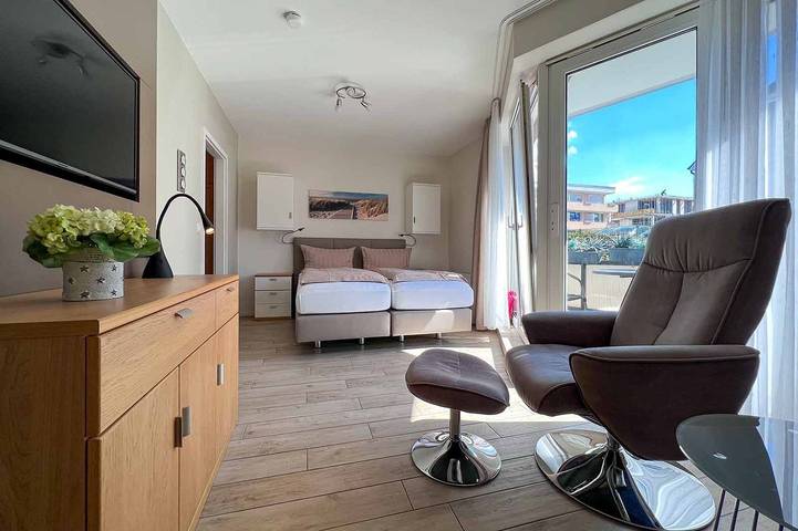 Ferienwohnung für 3 Personen, mit Balkon und Sauna in Cuxland - 3