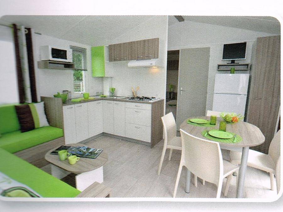 Camping de Brouel - Stacaravan 6 personen - Stacaravan Met 3 Slaapkamers in Ambon, Côte des Mégalithes