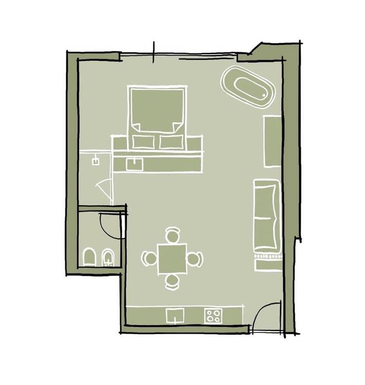 Chambre d’hôte pour 4 personnes, avec terrasse et vue à Bolzano - 4