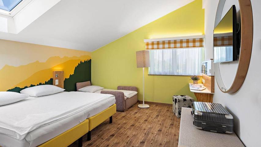 Hotel für 3 Personen, mit Terrasse und Ausblick