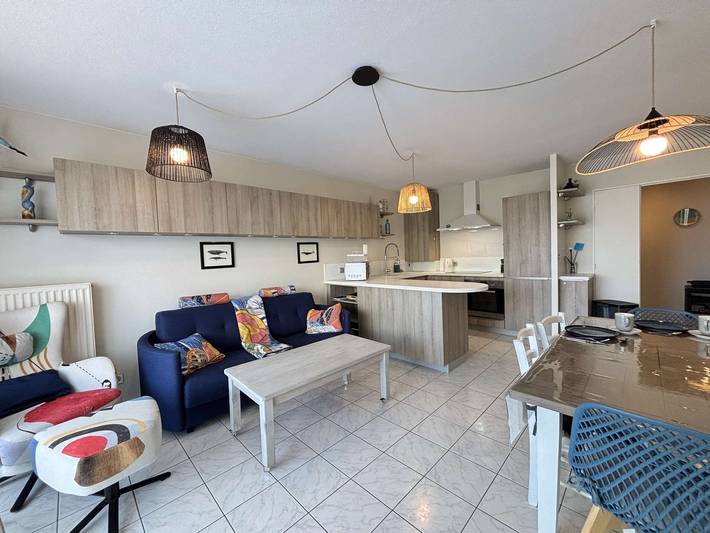 Appartement de vacances pour 6 personnes, avec piscine et balcon - 1