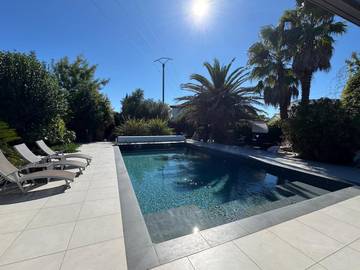 Gîte pour 6 personnes, avec piscine ainsi que jardin et jacuzzi à Gigean