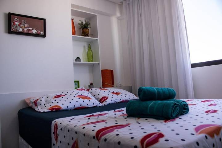 Casas e apartamentos de temporada para 2 pessoas, com terraço e piscina e ainda vista em Praia de Boa Viagem