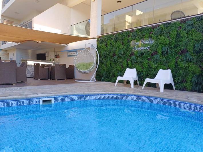 Apartamento de vacaciones para 3 personas, con piscina además de vistas y jardín - 1