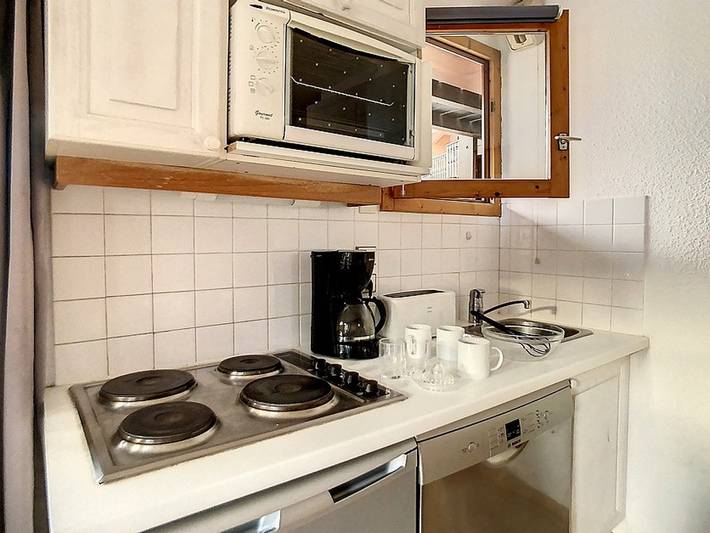 Ganze Wohnung, Helles Apartment · 4 Pers · Balkon · Parkplatz in Saint-Martin-de-Belleville, Vanoise-Massiv