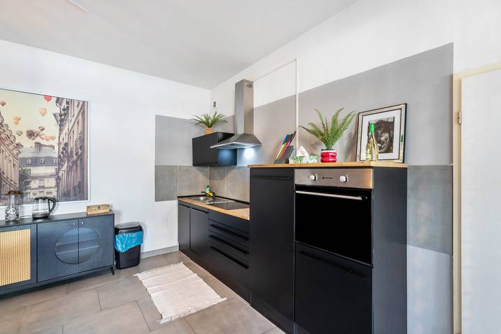 Hel lägenhet, Apartment 'Ein Zi  Zentrum Wlan' with Wi-Fi in Offenbach am Main, Offenbach