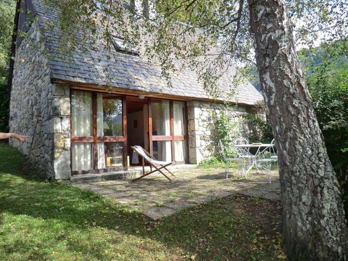 Maison de vacances pour 2 personnes, avec terrasse ainsi que jardin et vue