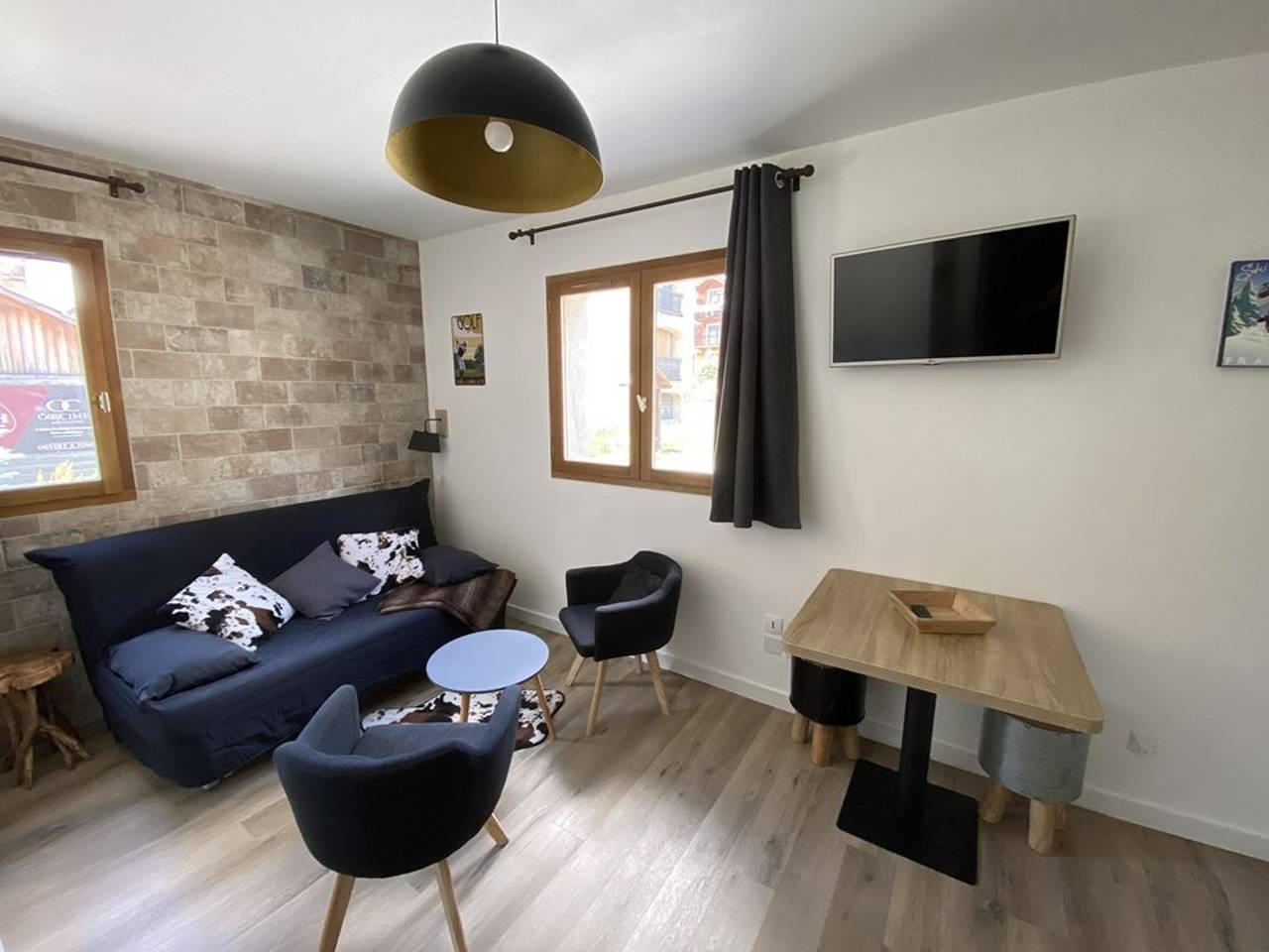 Entire apartment, Modern 2-room apartment in Montgenèvre, mountain view in Montgenèvre, Briançon region