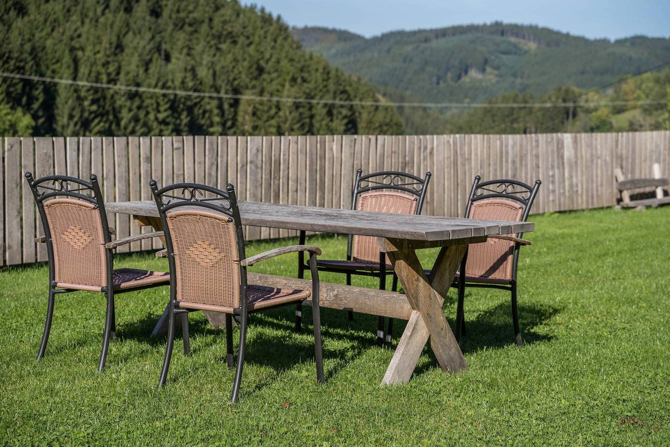 Ganze Wohnung, Jungbauernhof: Ferienwohnung "Hof" mit Bergblick, Balkon und Wlan in Mühlenbach, Mittlerer Schwarzwald