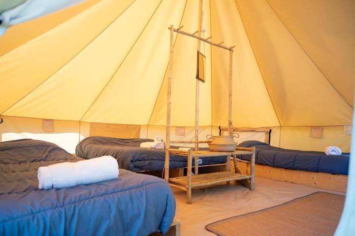 Tente pour 2 personnes, avec terrasse et jardin dans le Loir-et-Cher - 4