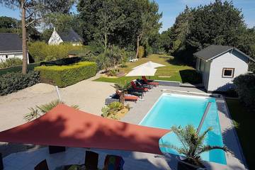 Location de vacances pour 11 personnes, avec jardin, animaux acceptés à Saint-André-des-Eaux