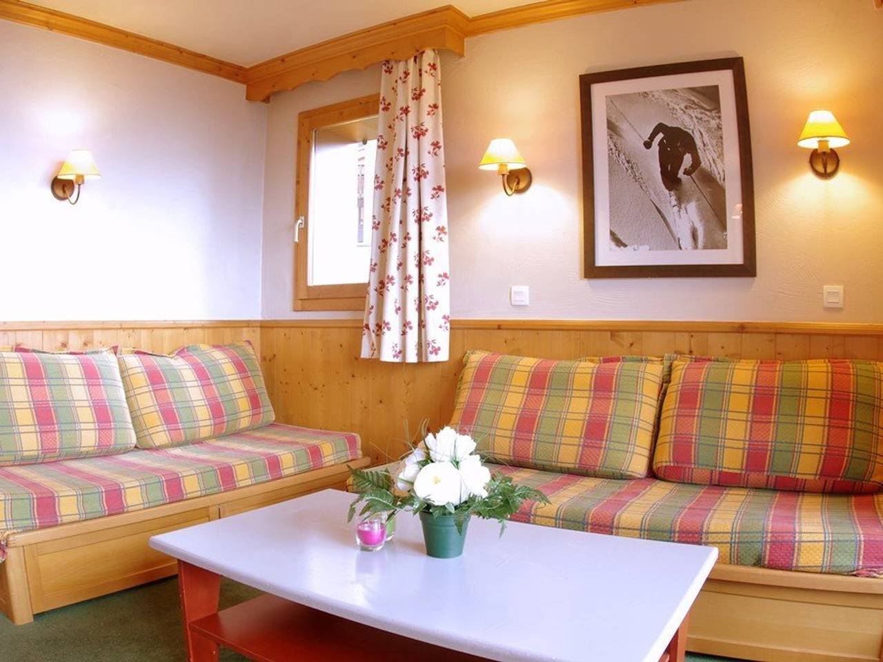 Apartamento entero, Valmorel: Apartamento 1 Dormitorio, Mascotas Permitidas, Balcón, Guardaesquís in Valmorel, Les Avanchers-Valmorel