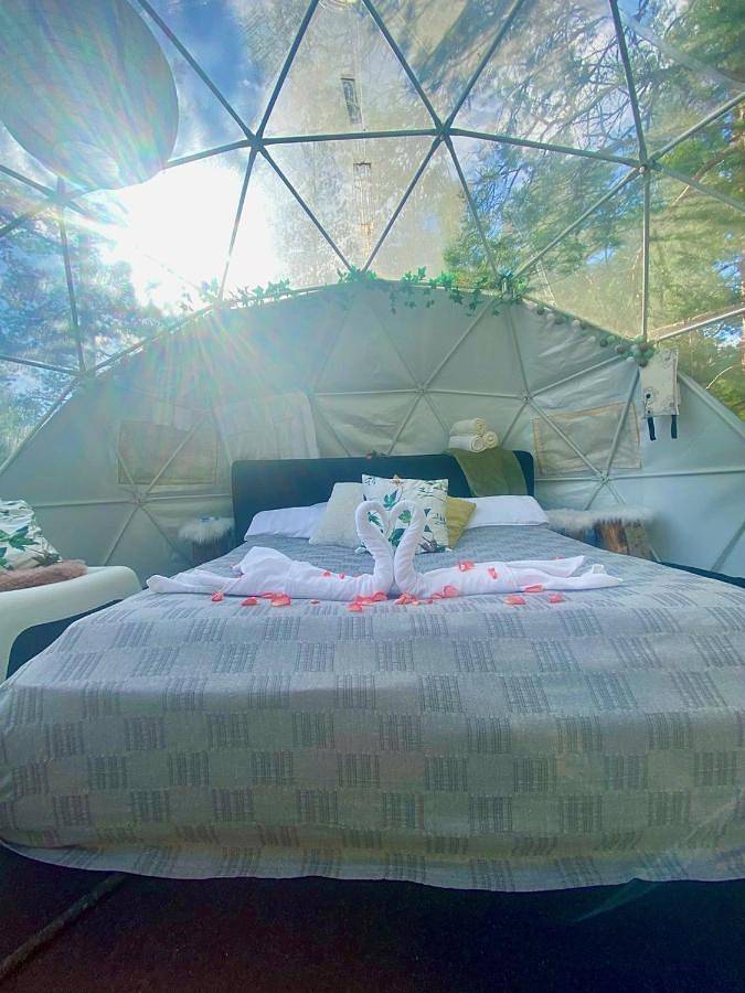 Camping für 2 Personen, mit Balkon und Terrasse sowie Whirlpool und Garten in Finnland