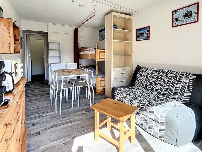 Estudio para 4 personas, con piscina y balcón - 1