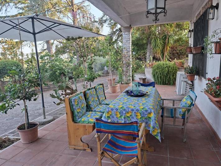 Appartamento per 4 persone, con Terrazza e Giardino nonché Panorama a Morlupo