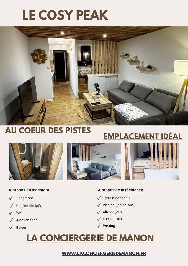 Gîte pour 4 personnes, avec balcon dans Office De Tourisme Des Hopitaux Neufs