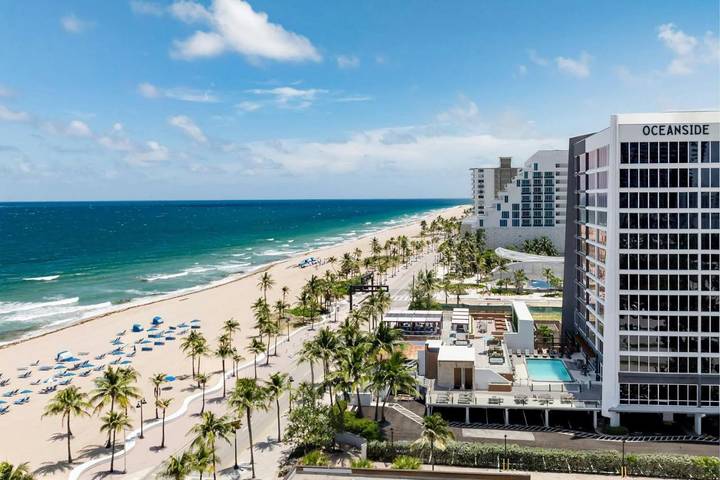 Hotel dla 4 osób, z taras i widok oraz basen w Fort Lauderdale