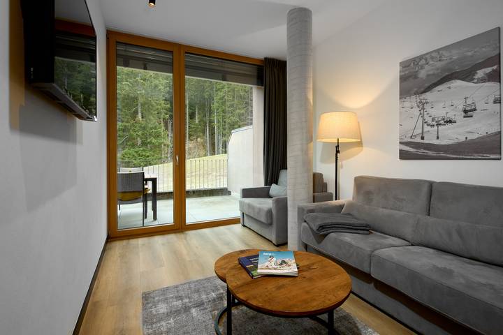 Ferienwohnung für 5 Personen, mit Terrasse in Silvretta