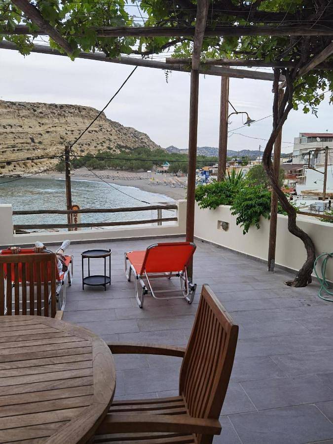 Appartement de vacances pour 6 personnes, avec Balcon ainsi que Terrasse et Vue