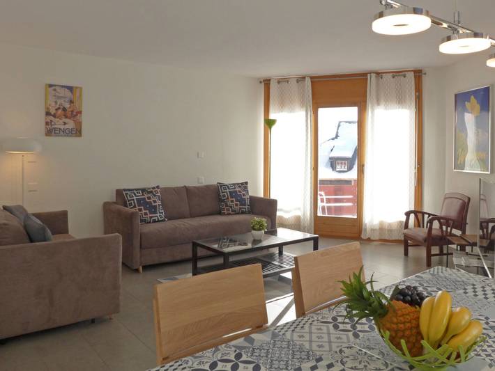 Ferienwohnung für 6 Personen, mit Balkon im Berner Oberland