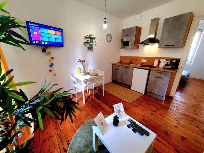 Appartement de vacances pour 2 personnes, avec jardin