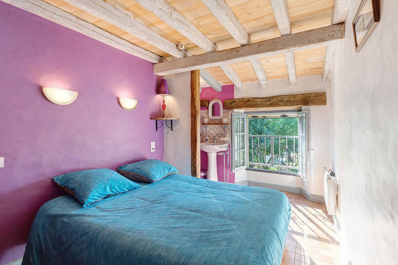 Ferienhaus „Gîte La Giscardie“ in Salles mit Seeblick und Garten in Salles (Lot-et-Garonne), Villeneuve-sur-Lot und Umgebung