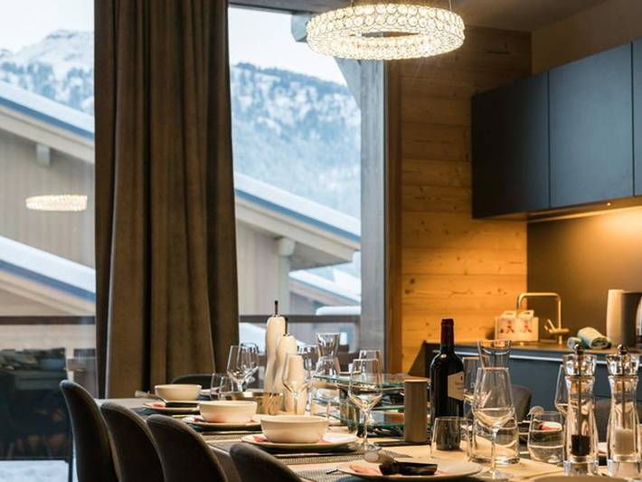 Chalet pour 12 personnes, avec balcon et sauna, animaux acceptés à Praz-sur-Arly - 4