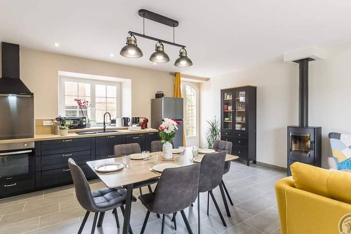 Gîte pour 6 personnes, avec jardin