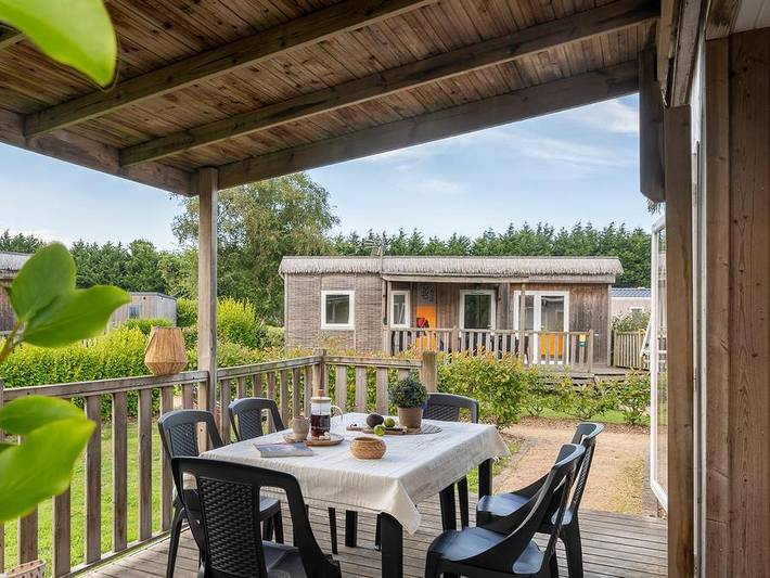 Camping Les Alizés - Mobilheim 6 personen - Exotic 30m² - 2 Zimmer Tv + Klimaanlage in Lannion, Ceinture Dorée