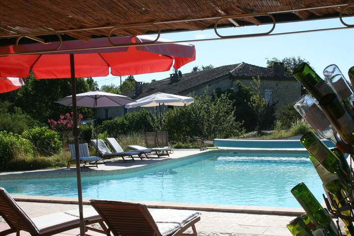Gîte pour 2 personnes, avec Piscine à Fayssac