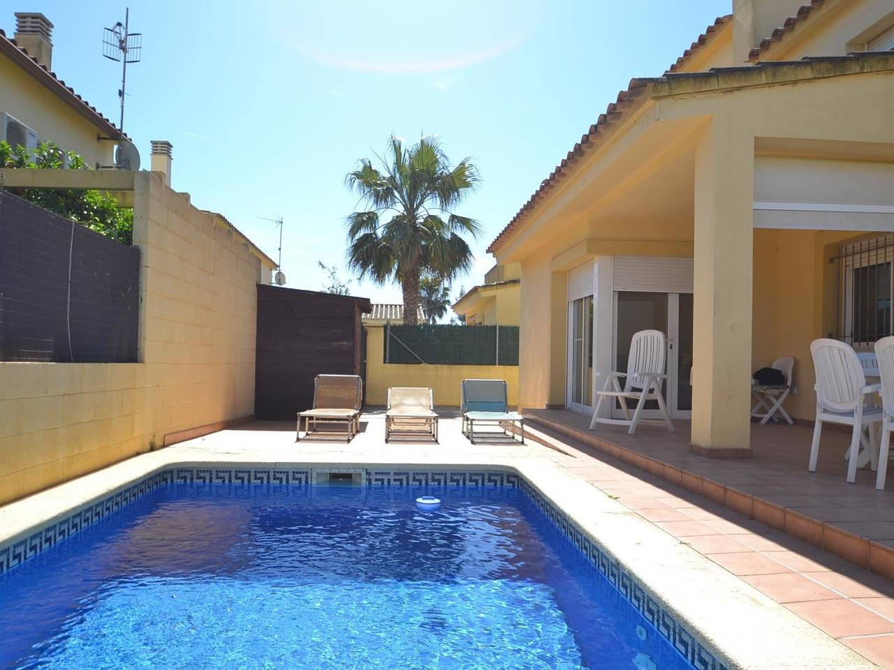 Casa Blaumar pour 6 personnes avec la piscine privée à Riumar in Platja de Riumar (Deltebre), Riumar