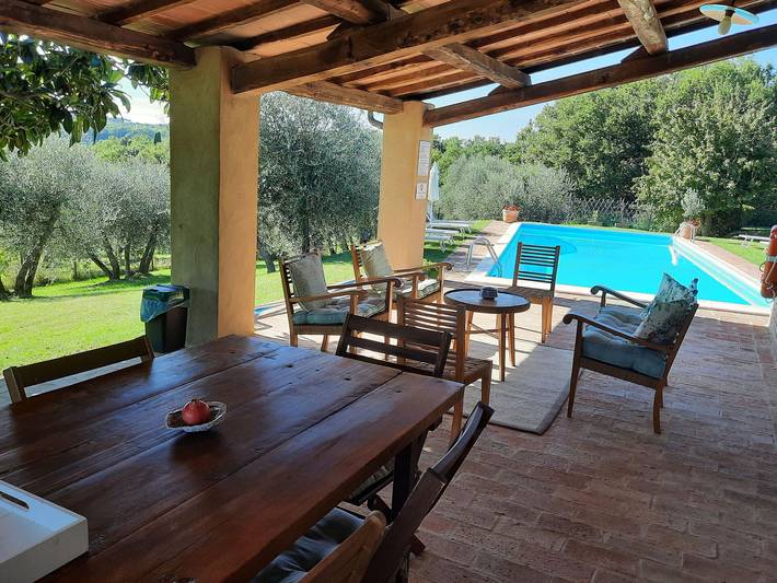 Maison de campagne pour 10 personnes, avec jardin et balcon à San Giovanni d'Asso - 2