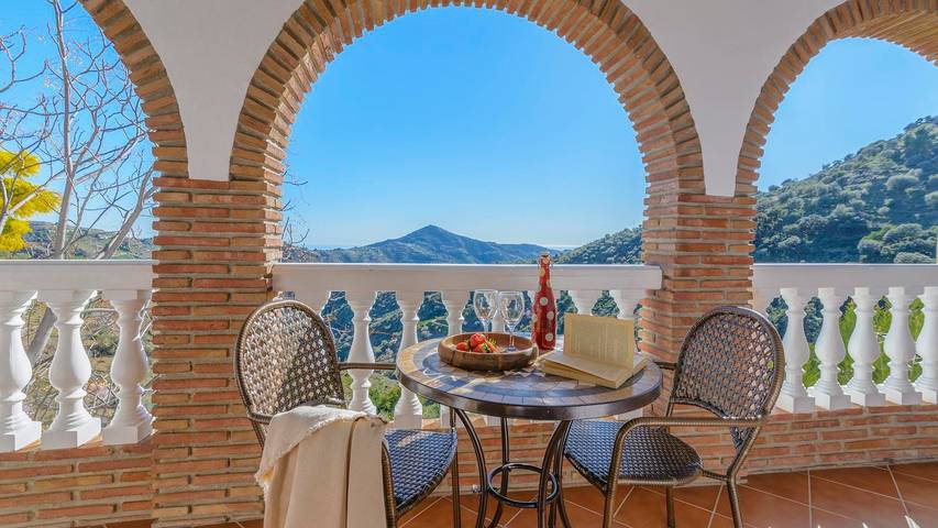 Casa rural para 8 personas, con piscina y balcón/terraza en Sayalonga - 4