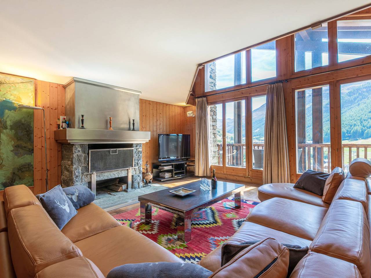 Geheel appartement, Luxury chalet with sauna, fireplace and Wifi in Val-d'Isère in Val-d'Isère, Massif de la Vanoise