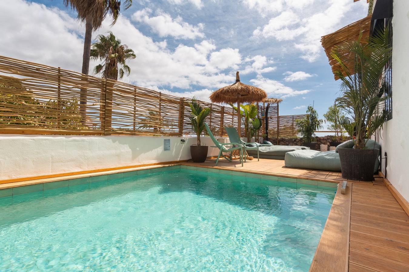 Maison de vacances 'Oceania B' avec vue sur la mer, Wi-Fi et climatisation in Chayofa, Arona