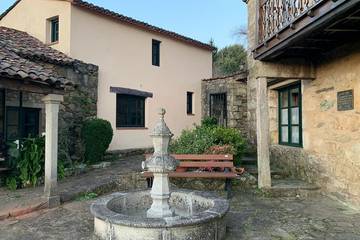 Apartamento de vacaciones para 4 personas, con jardín en O Deza
