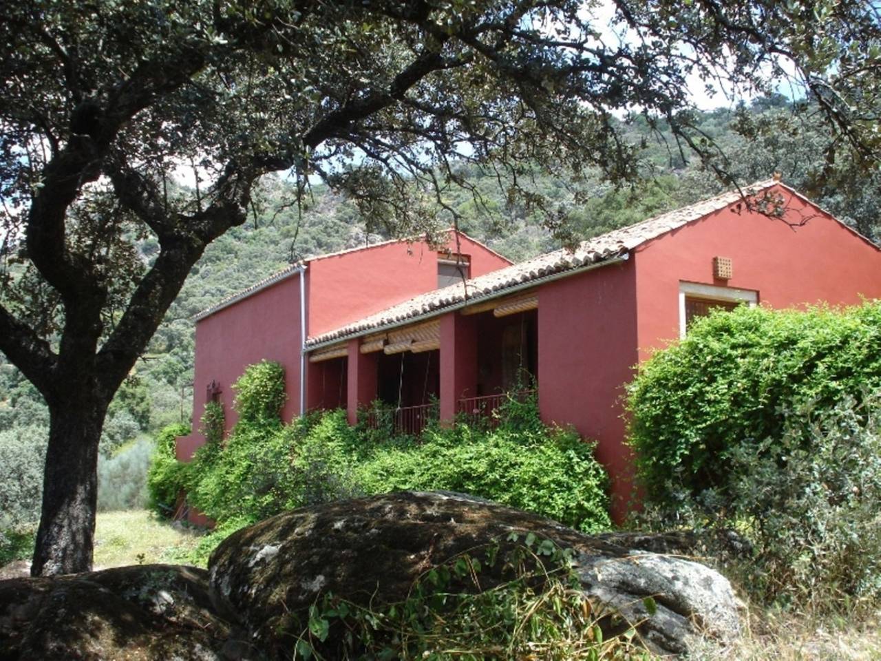 Das Cortijo auf der Finca al-manzil in Montánchez, Provincia de Cáceres