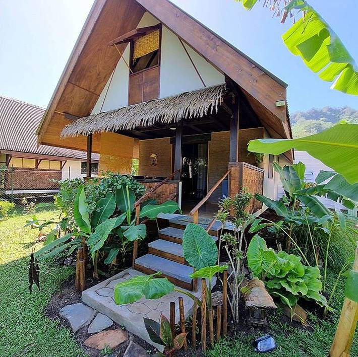 Gîte pour 4 personnes, avec terrasse et jardin, animaux acceptés dans Polynésie française - 2