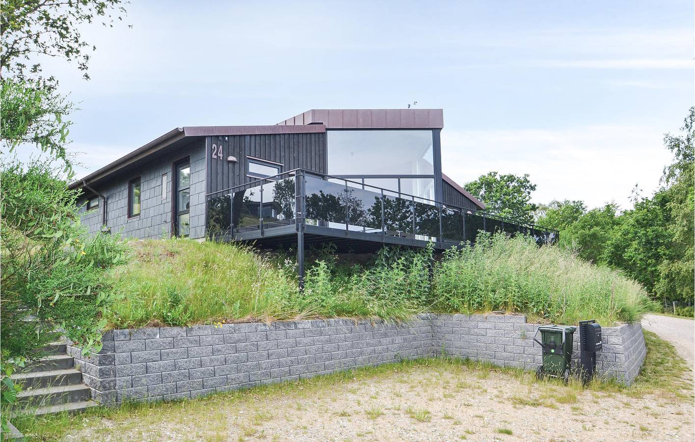Holiday home for 6 people with terrace in Bønnerup Strand, Glesborg