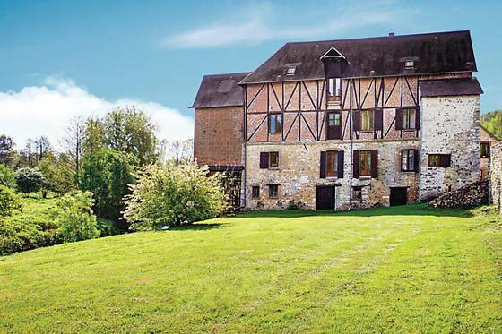 Gîte pour 4 personnes, avec terrasse ainsi que jardin et vue, animaux acceptés à Saint-Vigor