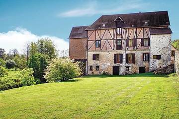 Maison d’hôte pour 4 personnes, avec jardin ainsi que vue et terrasse, animaux acceptés à Saint-Vigor