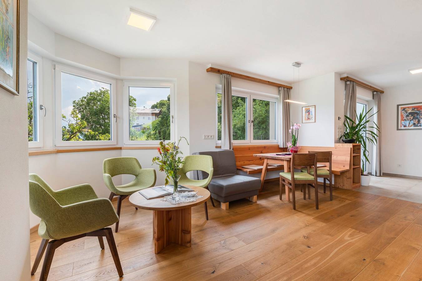 Appartamento intero, Appartamento 'Pferscher - Apt Nussbaum' con vista montagna, terrazza comune e Wi-Fi in Barbiano, Alpi Sarentine