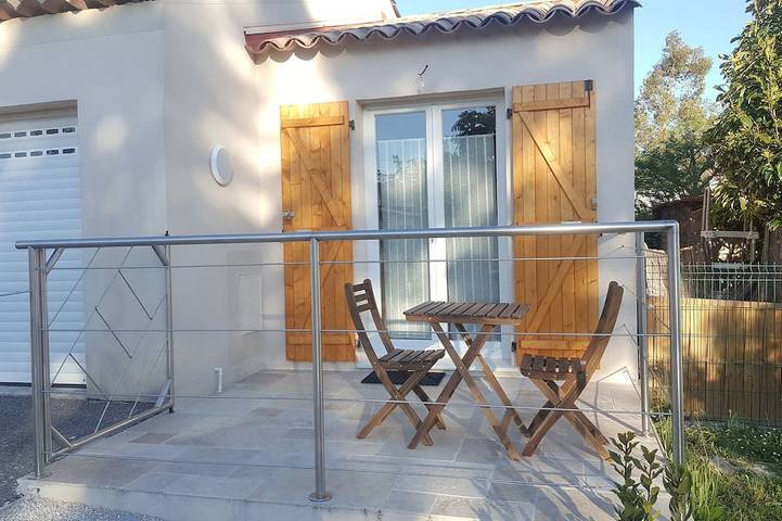 Chambre d’hôte pour 2 personnes, avec Terrasse à Coudoux