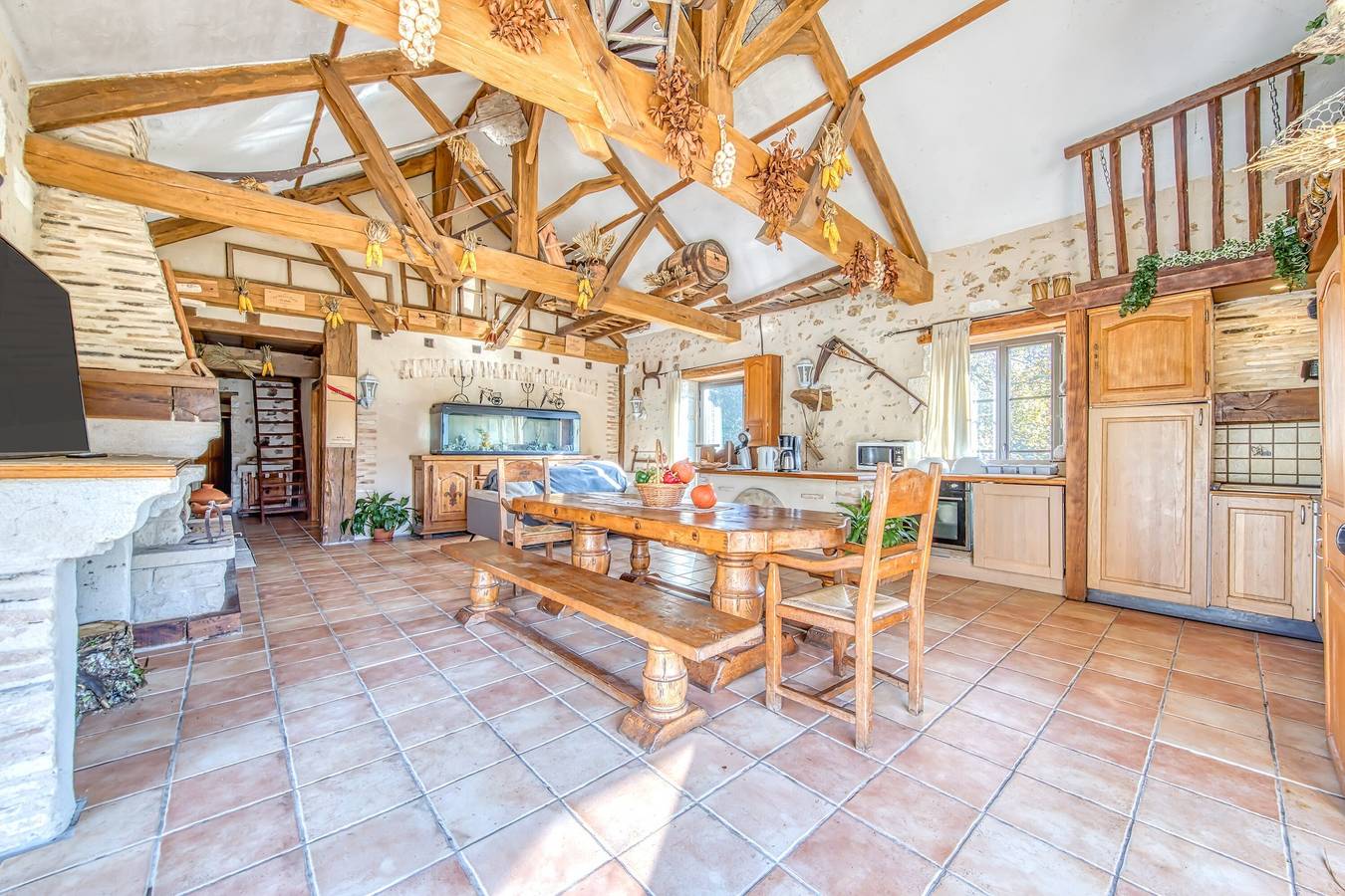 Maison de vacances 'Le Moulin' avec piscine privée, terrasse privée et Wi-Fi in Guizengeard, Charente