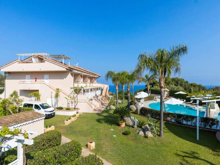 Appartamento per 2 persone, con Balcone/Terrazza e Piscina in Capo Vaticano