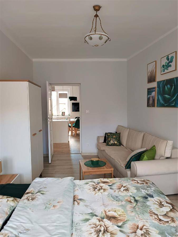 Cały apartament, Szmaragdowy apartament przy ulicy Opolskiej in Tarnowskie Góry, Śląsk