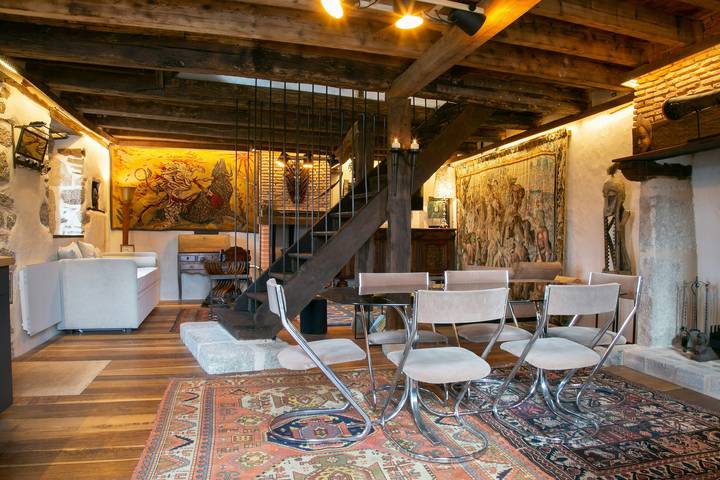 Maison de vacances pour 15 personnes, avec terrasse et sauna, adapté aux familles dans la Creuse