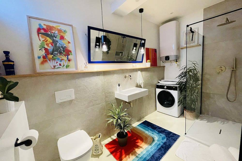 Ganze Wohnung, Studio Arty en Sous-sol Niché au Cœur dun Immeuble Remarquable Face aux Parcs! in Vichy, Vichy und Umgebung